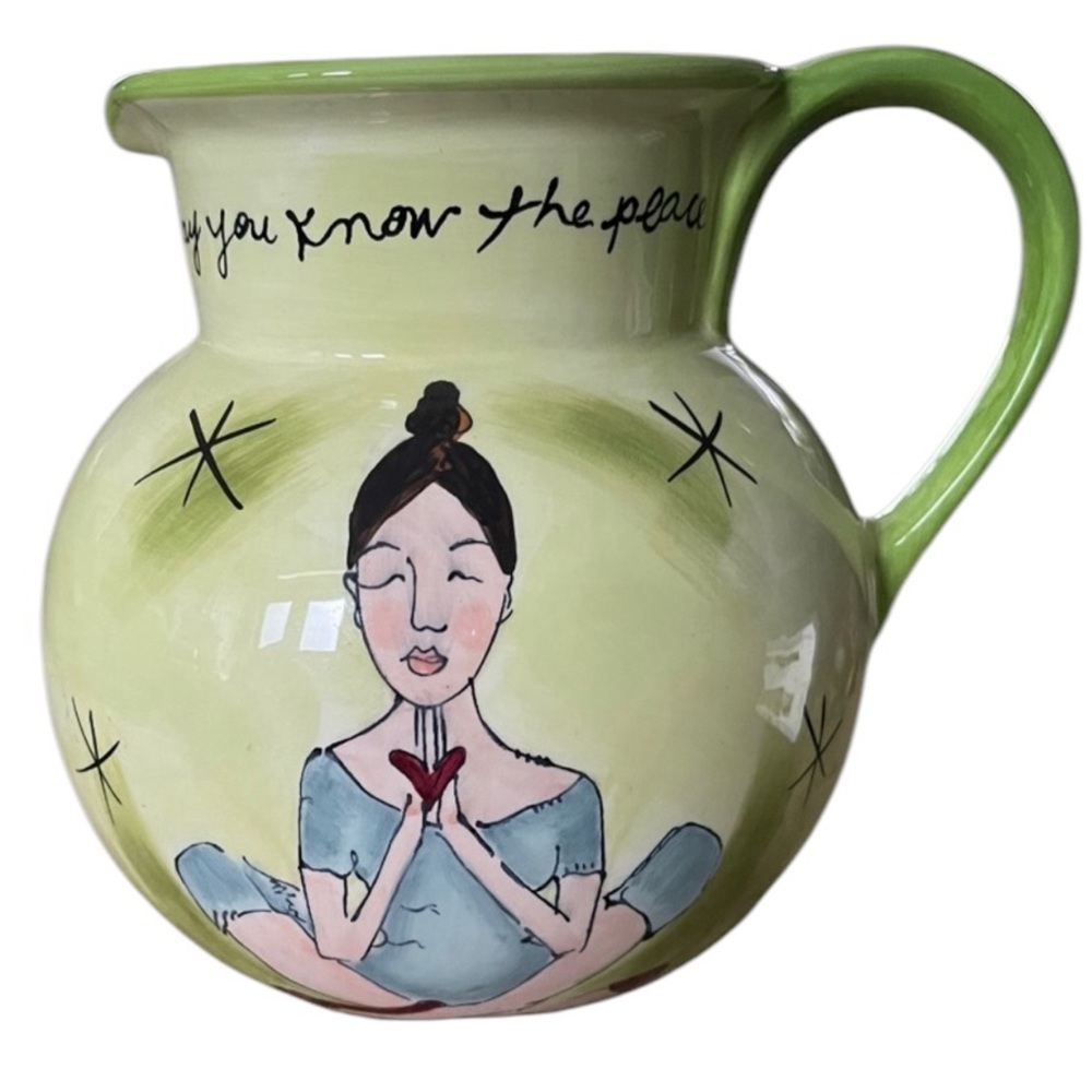 Certified International Julia Junkin "May You Know The Peace" Pitcher Meditation